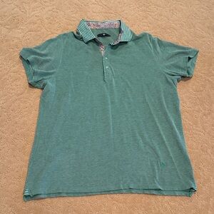 Stone Rose green polo shirt